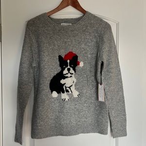 Boston Terrier/ Frenchie holiday sweater- NWT